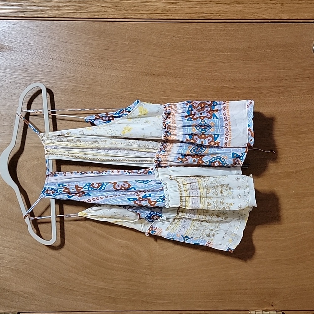 NWOT Free People Bellini Patchwork tank Size xl